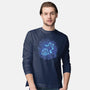 Libra Neon Constellation-Mens-Long Sleeved-Tee-nickzzarto