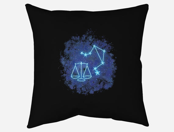 Libra Neon Constellation