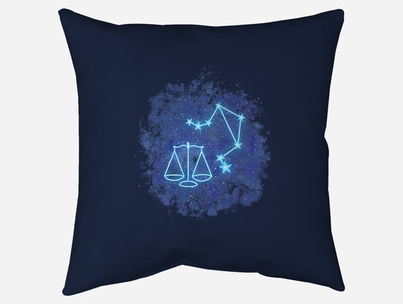 Libra Neon Constellation