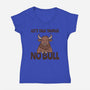 Let’s Talk Taurus-Womens-V-Neck-Tee-WatershipBound