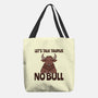 Let’s Talk Taurus-None-Basic Tote-Bag-WatershipBound