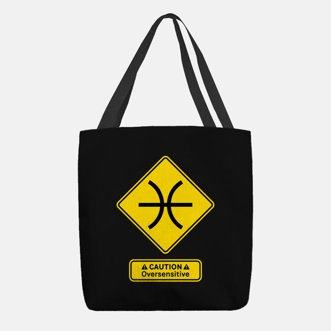Caution Oversensitive-None-Basic Tote-Bag-imisko
