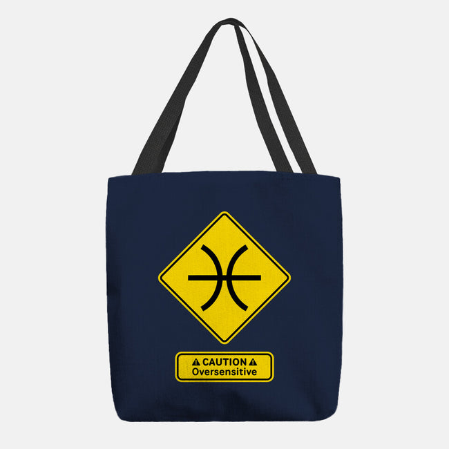 Caution Oversensitive-None-Basic Tote-Bag-imisko