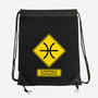 Caution Oversensitive-None-Drawstring-Bag-imisko