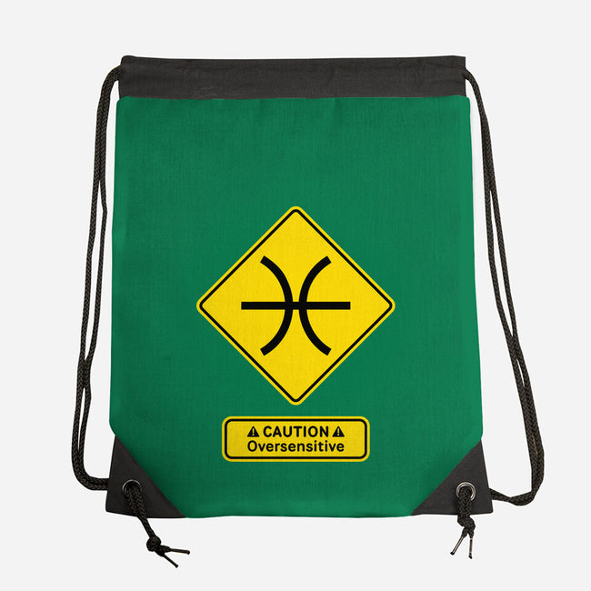 Caution Oversensitive-None-Drawstring-Bag-imisko