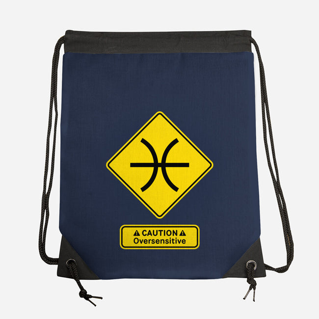 Caution Oversensitive-None-Drawstring-Bag-imisko