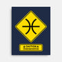 Caution Oversensitive-None-Stretched-Canvas-imisko