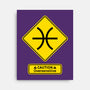 Caution Oversensitive-None-Stretched-Canvas-imisko
