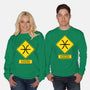 Caution Oversensitive-Unisex-Crew Neck-Sweatshirt-imisko