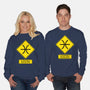Caution Oversensitive-Unisex-Crew Neck-Sweatshirt-imisko