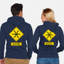 Caution Oversensitive-Unisex-Zip-Up-Sweatshirt-imisko