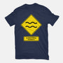 Caution Stubborn-Mens-Heavyweight-Tee-imisko
