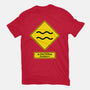 Caution Stubborn-Mens-Heavyweight-Tee-imisko