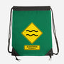 Caution Stubborn-None-Drawstring-Bag-imisko