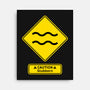 Caution Stubborn-None-Stretched-Canvas-imisko