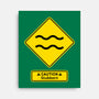 Caution Stubborn-None-Stretched-Canvas-imisko