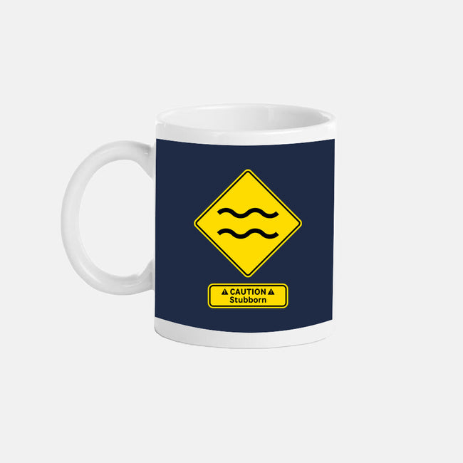Caution Stubborn-None-Mug-Drinkware-imisko