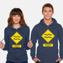 Caution Stubborn-Unisex-Pullover-Sweatshirt-imisko