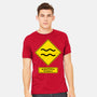 Caution Stubborn-Mens-Heavyweight-Tee-imisko