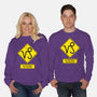 Caution Too Content-Unisex-Crew Neck-Sweatshirt-imisko