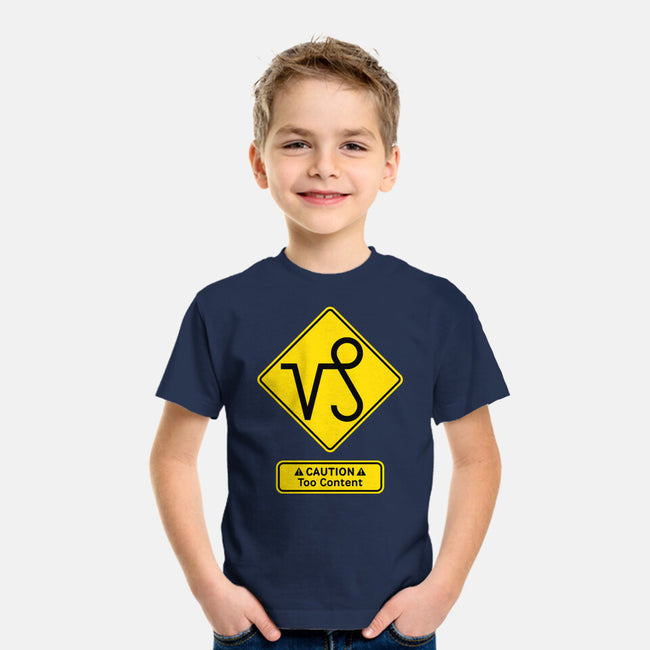Caution Too Content-Youth-Basic-Tee-imisko