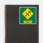 Caution Blunt-None-Glossy-Sticker-imisko