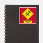 Caution Blunt-None-Glossy-Sticker-imisko