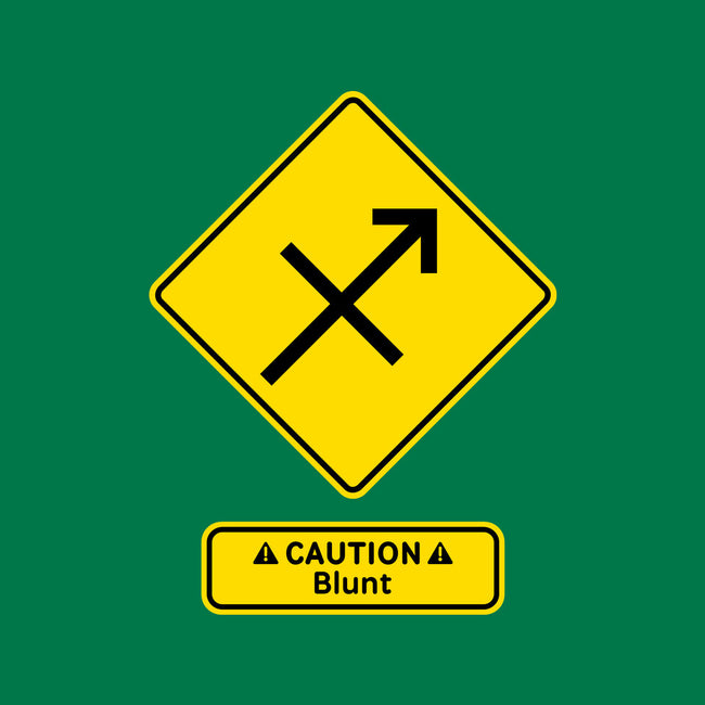 Caution Blunt-None-Glossy-Sticker-imisko
