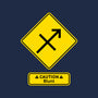 Caution Blunt-None-Polyester-Shower Curtain-imisko
