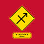 Caution Blunt-None-Basic Tote-Bag-imisko