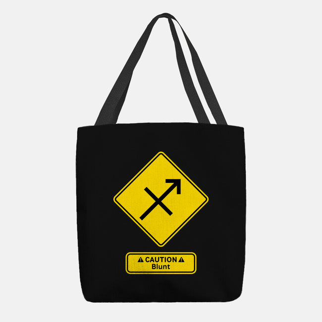 Caution Blunt-None-Basic Tote-Bag-imisko