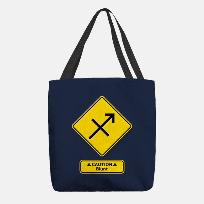 Caution Blunt-None-Basic Tote-Bag-imisko