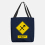 Caution Blunt-None-Basic Tote-Bag-imisko