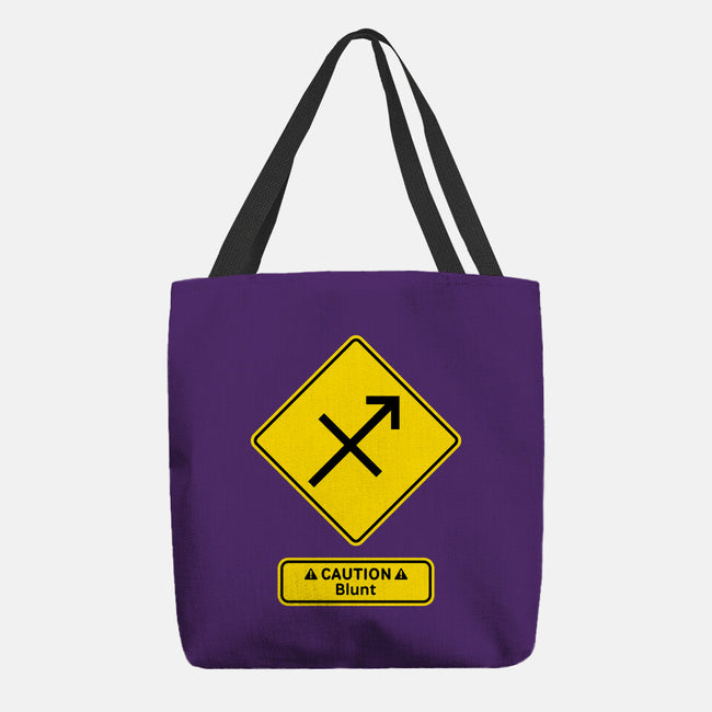 Caution Blunt-None-Basic Tote-Bag-imisko