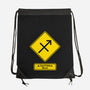 Caution Blunt-None-Drawstring-Bag-imisko