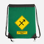 Caution Blunt-None-Drawstring-Bag-imisko