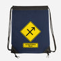 Caution Blunt-None-Drawstring-Bag-imisko