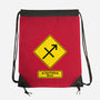 Caution Blunt-None-Drawstring-Bag-imisko