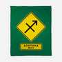 Caution Blunt-None-Fleece-Blanket-imisko