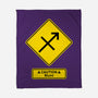Caution Blunt-None-Fleece-Blanket-imisko