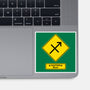 Caution Blunt-None-Glossy-Sticker-imisko