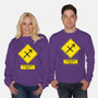 Caution Blunt-Unisex-Crew Neck-Sweatshirt-imisko