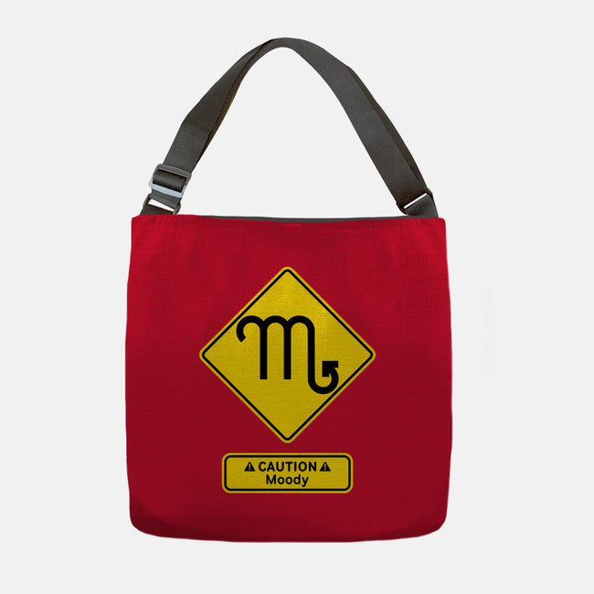 Caution Moody-None-Adjustable Tote-Bag-imisko