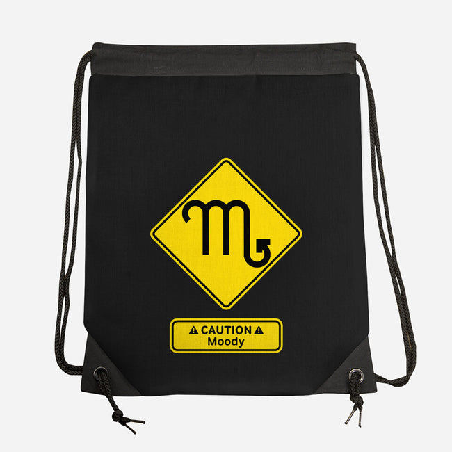 Caution Moody-None-Drawstring-Bag-imisko
