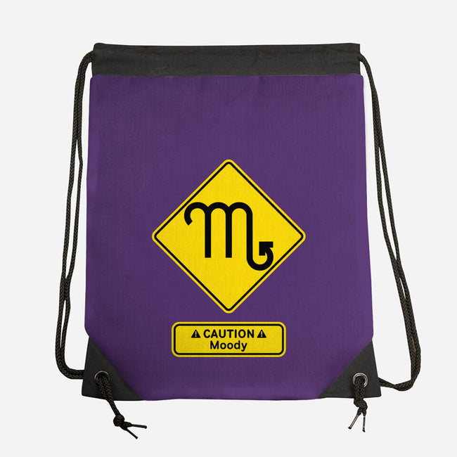 Caution Moody-None-Drawstring-Bag-imisko