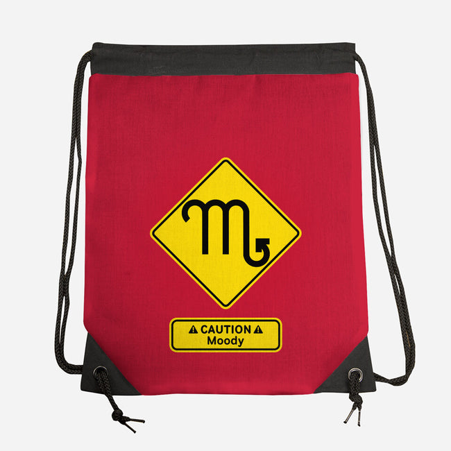 Caution Moody-None-Drawstring-Bag-imisko