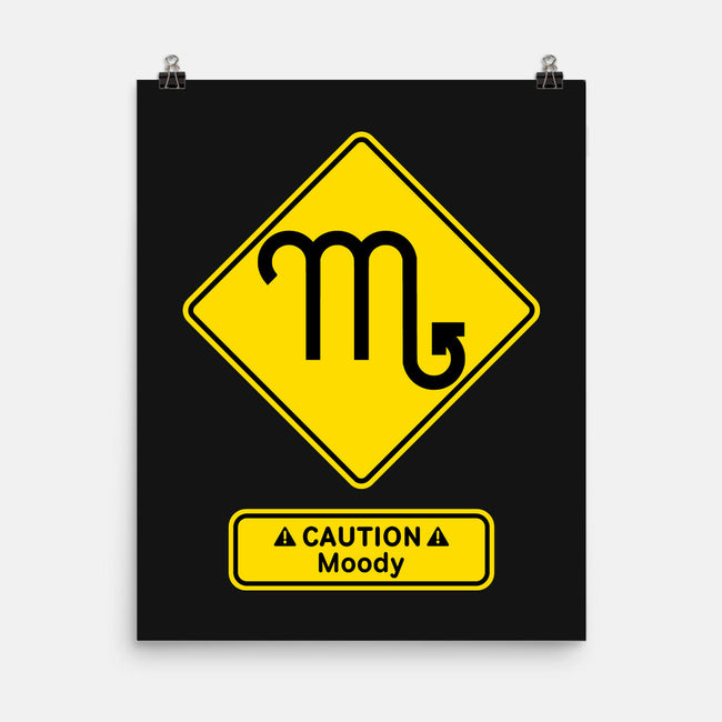 Caution Moody-None-Matte-Poster-imisko