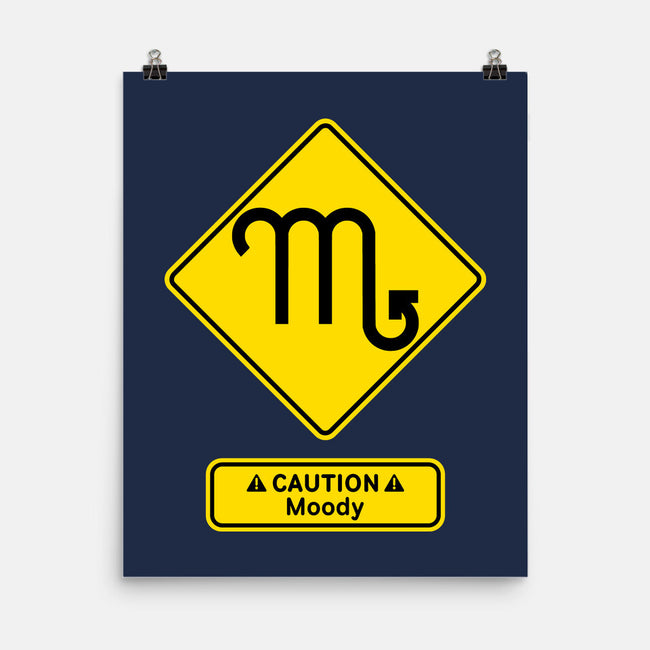 Caution Moody-None-Matte-Poster-imisko