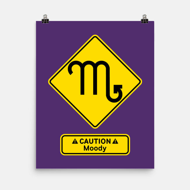 Caution Moody-None-Matte-Poster-imisko
