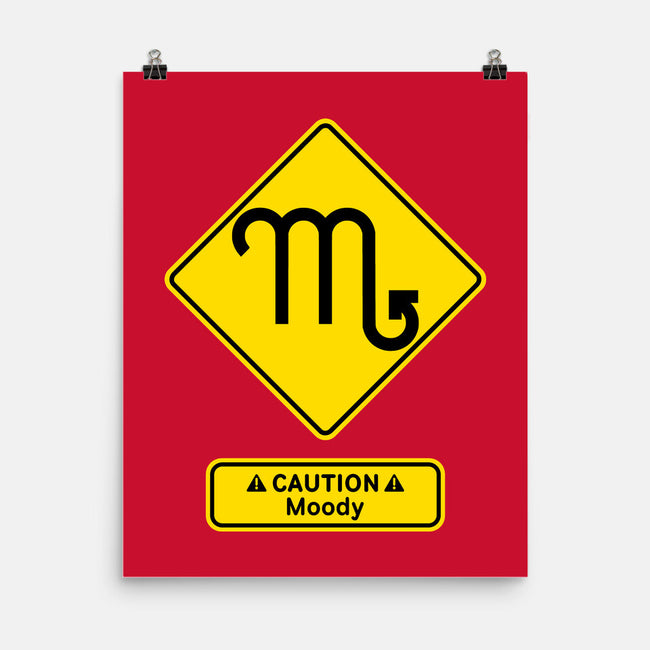 Caution Moody-None-Matte-Poster-imisko